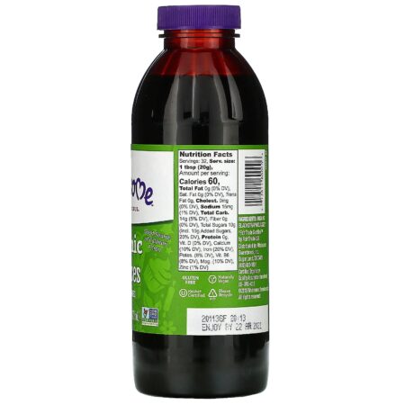 Wholesome, Organic Molasses, Unsulphured, 16 fl oz (472 ml) - Image 2