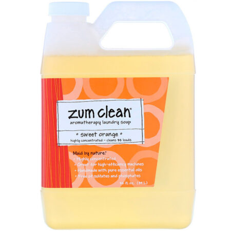 Indigo Wild, Zum Clean, Lava-roupas com aromaterapia, Laranja Doce, 32 fl oz (0,94 l)