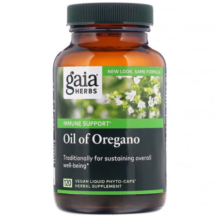 Gaia Herbs, Óleo de Orégano, 120 Fitocápsulas Veganas Líquidas