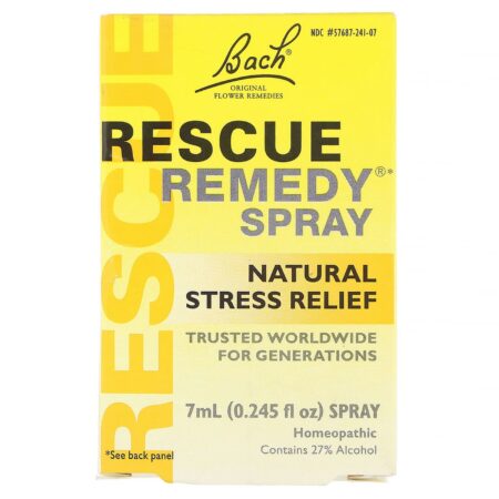 Bach, Remédios originais de flores, remédio recuperador, spray natural de alívio do stress, 0,245 fl. oz. (7 mL) - Image 2