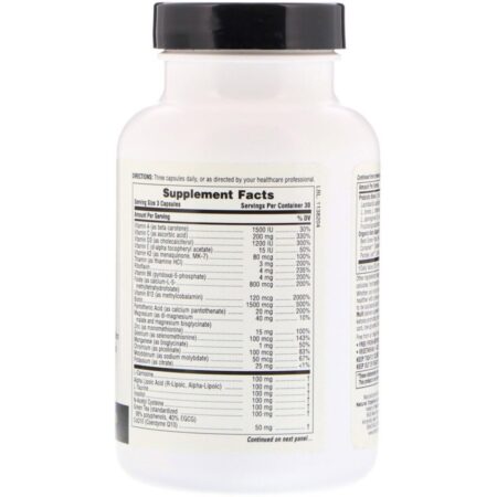 Nature's Plus, KetoLiving, Multivitamínico Diário, 90 Cápsulas - Imagem 2