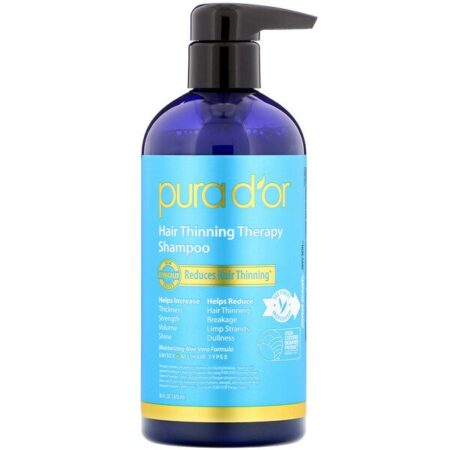 Pura D'or, Shampoo Terapêutico Contra Afinamento do Cabelo, 16 fl oz (473 ml)