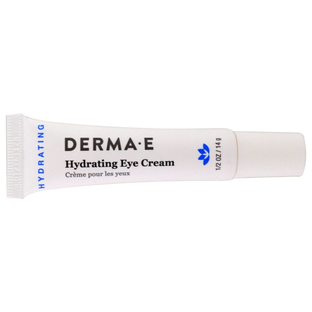 Derma E, Creme Hidratante para os Olhos com Ácido Hialurônico, 14 g (1/2 oz) - Imagem 3