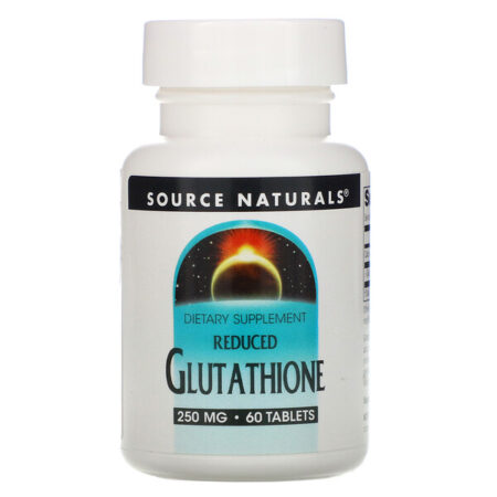 Source Naturals, Glutationa Reduzida, 250 mg, 60 tabletes