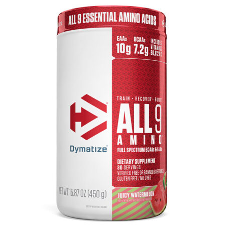 Dymatize Nutrition, All 9 Amino, Melancia Suculenta, 450 g (15,87 oz)