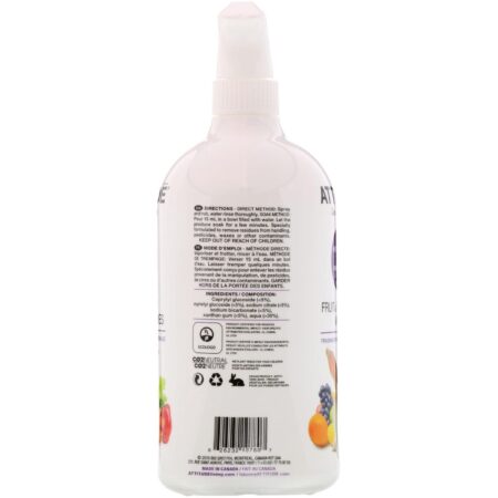 ATTITUDE, Lavagem de Frutas e Vegetais, 800 ml (27,1 fl oz) - Image 2