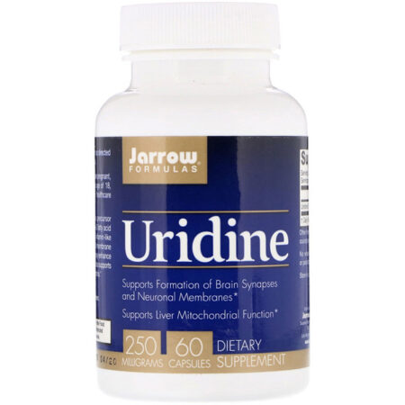 Jarrow Formulas, Uridine, 250 mg, 60 Cápsulas