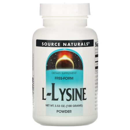 Source Naturals, L-Lysine Powder, 3.53 oz (100 g)