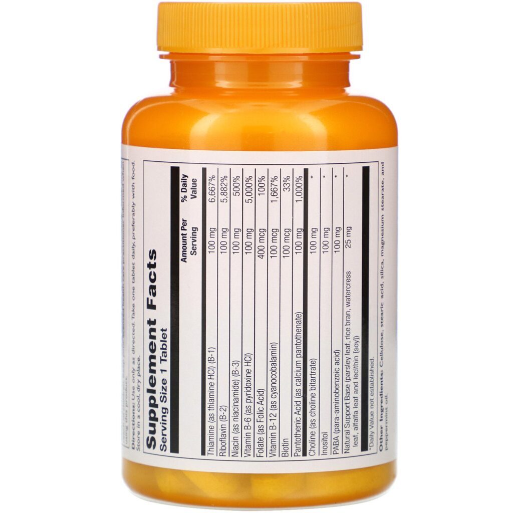 Thompson, B 100 Complex, 60 Tablets - Imagem 2