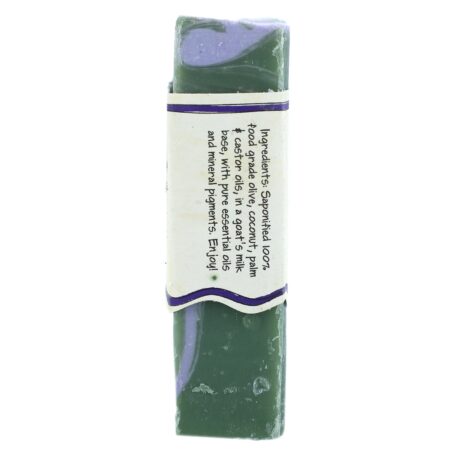 Indigo Wild, Zum Bar, Sabonete de Leite de Cabra, Lavanda-Hortelã, Barra de 3 oz - Image 3