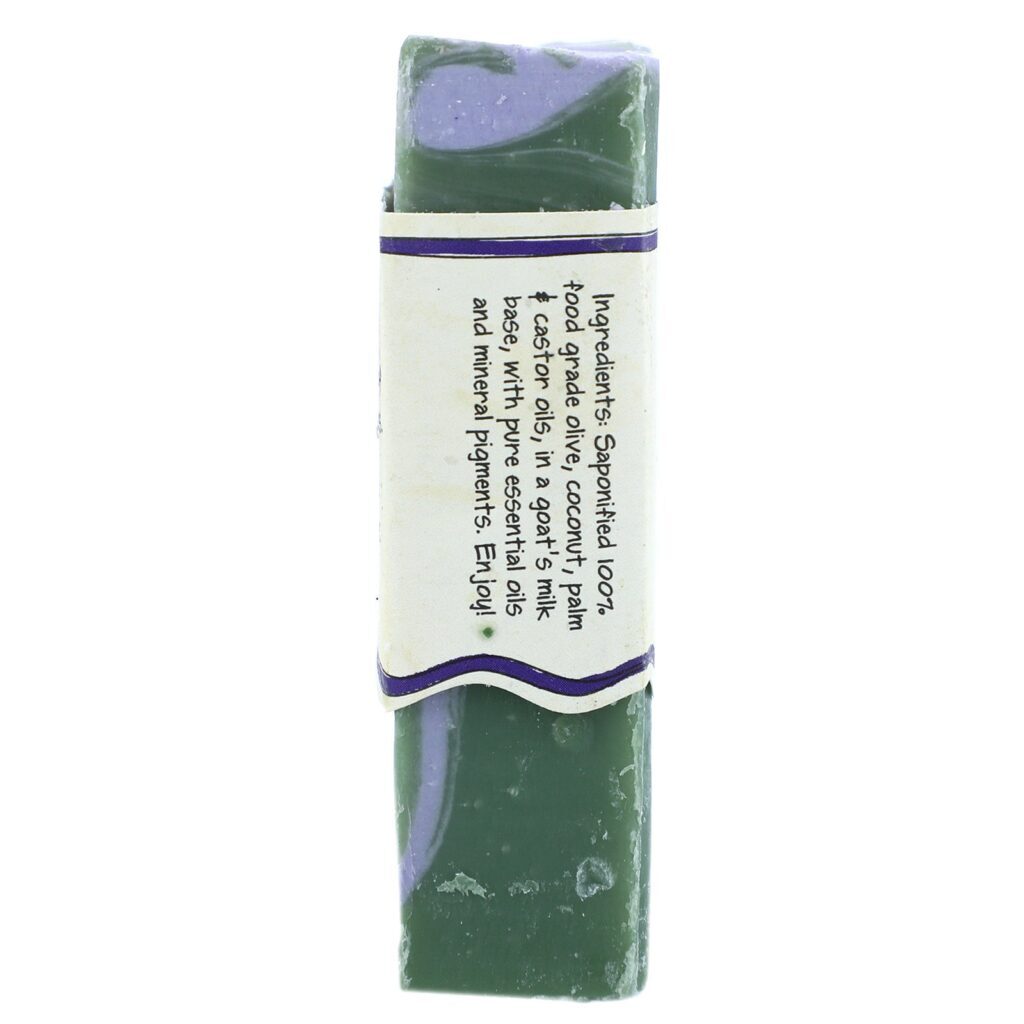 Indigo Wild, Zum Bar, Sabonete de Leite de Cabra, Lavanda-Hortelã, Barra de 3 oz - Imagem 3