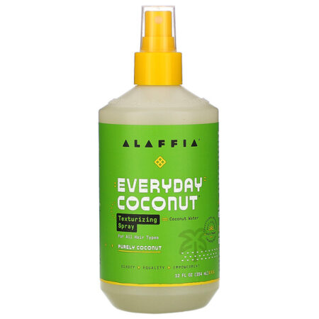 Alaffia, Everyday Coconut, Texturing Spray, Purely Coconut, 12 fl oz (354 ml)