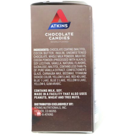 Atkins, Endulge, Confetes de Chocolate, 5 Embalagens, 28 g (1 oz) Cada - Image 3