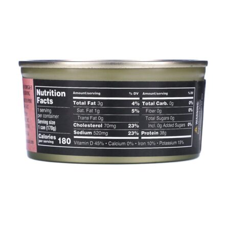 Crown Prince Natural, Salmão Rosa do Alasca, Sem Pele e Sem Osso, 6 oz (170 g) - Imagem 2