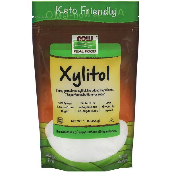 Now Foods, Real Food, Xilitol, 454 g (1 lb)