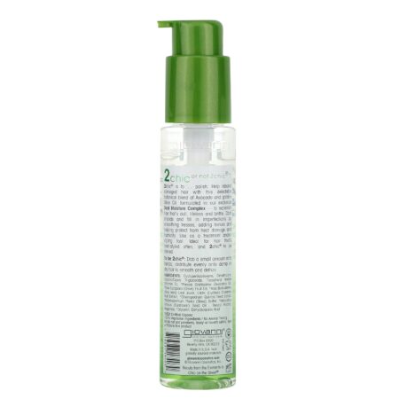 Giovanni, 2chic, Ultra-Moist Super Potion Anti-Frizz & Binding Serum Oil, Avocado & Olive Oil, 2.75 fl oz (81 ml) - Image 2