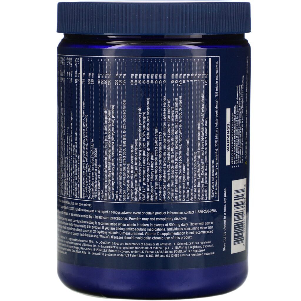 Life Extension, Mix Powder, 12.70 oz (360 g) - Imagem 3