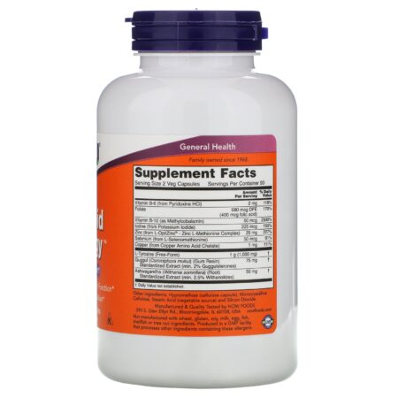 Now Foods, Thyroid Energy, 180 Cápsulas Vegetais - Image 2