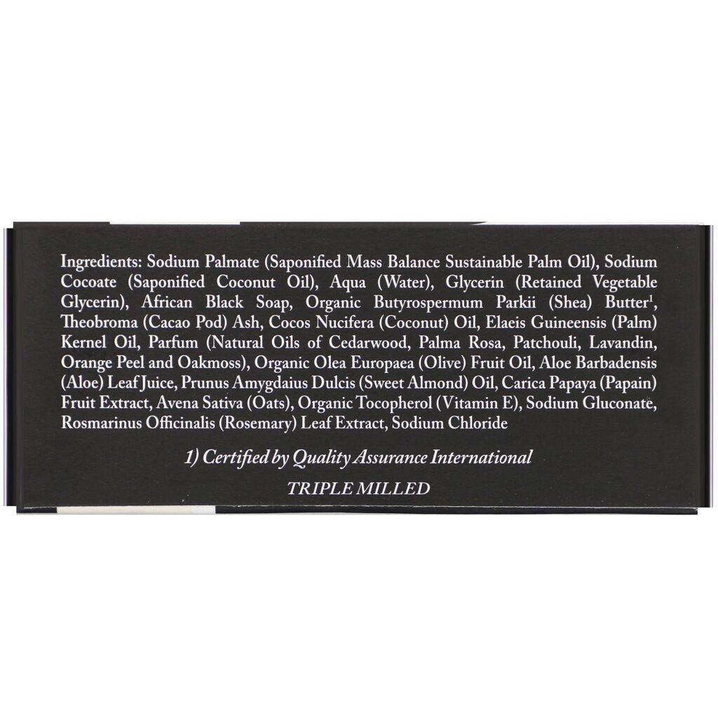 Dr. Woods, Sabonete de Manteiga de Karité, Raw Black, 149 g (5,25 oz) - Imagem 3