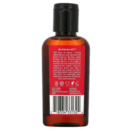 Desert Essence, Moringa, Jojoba e Óleo de Rosa Mosqueta, 60 ml (2 fl oz) - Image 2