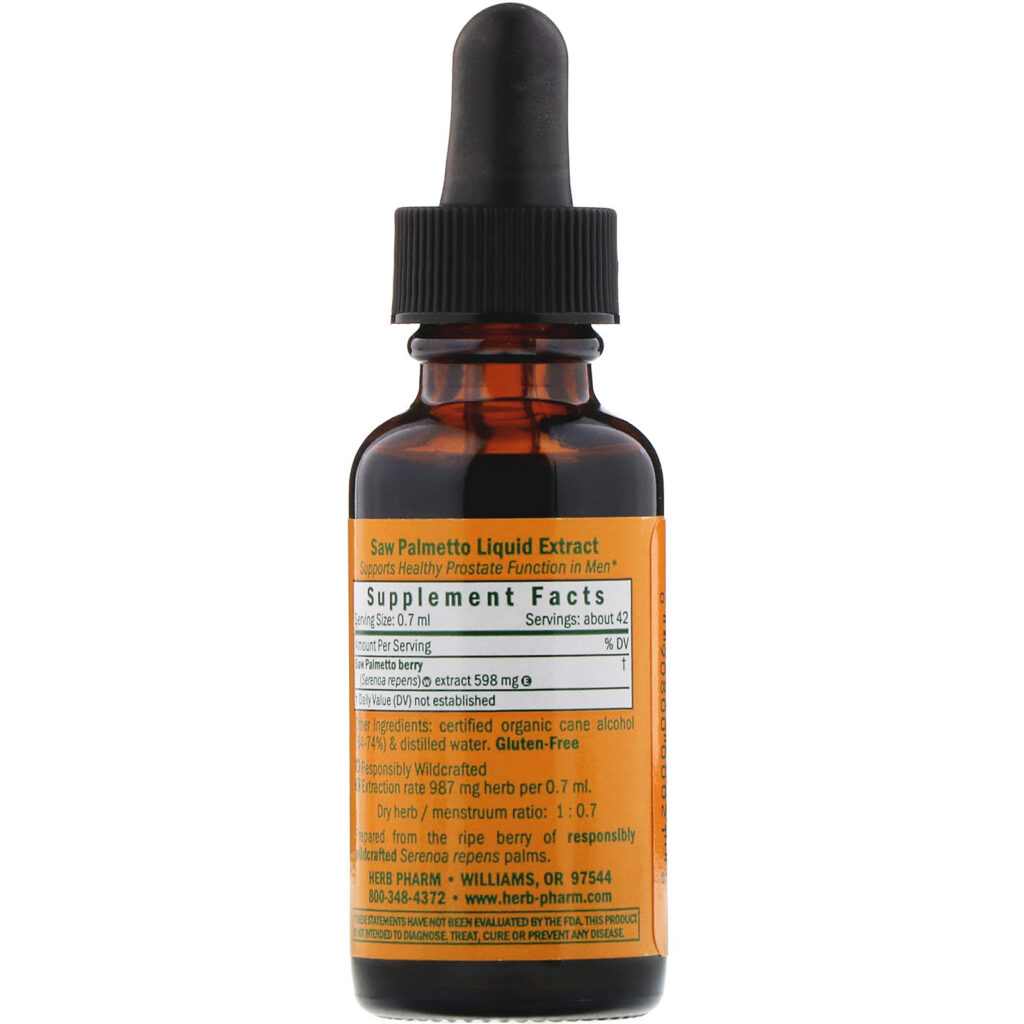 Herb Pharm, Serenoa, 30 ml (1 fl oz) - Imagem 2