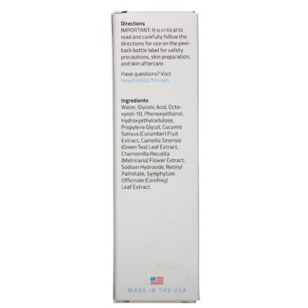 Yeouth, Ácido Glicólico, Gel Esfoliante 30%, 30 ml (1 fl oz) - Image 2