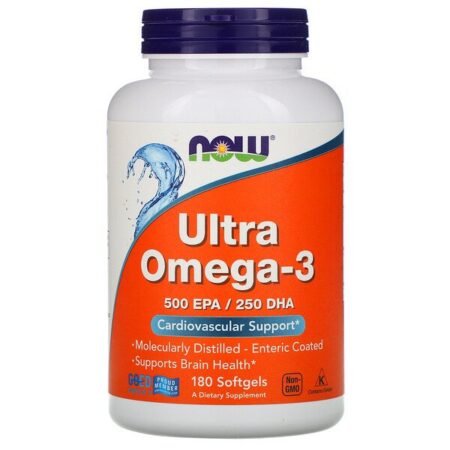 Now Foods, Ultra Ômega-3, 180 Cápsulas Softgel