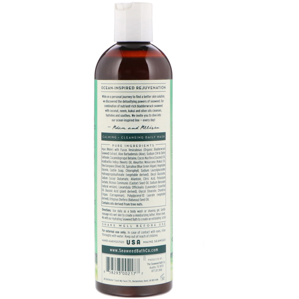 The Seaweed Bath Co., Hydrating Soothing Body Wash, Lavender, 12 fl oz (354 ml) - Imagem 2