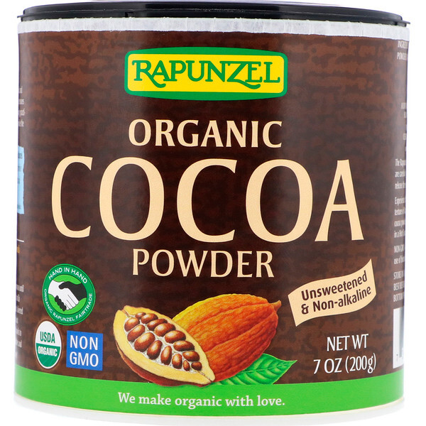 Rapunzel, Cacau Orgânico em Pó, 7.1 oz (201 g)