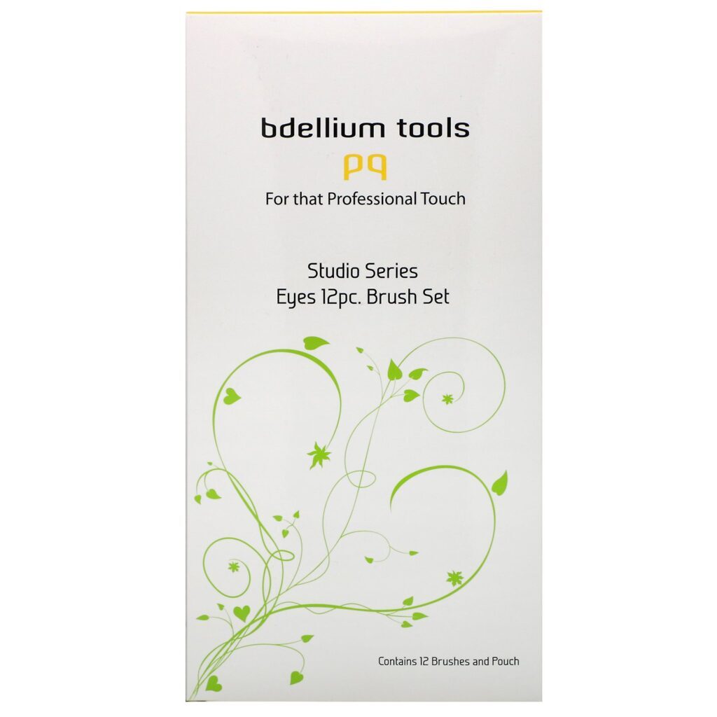 Bdellium Tools, Linha de Estúdio, Kit de Pincéis de Maquiagem para Olhos e Estojo, 12 pincéis - Imagem 2