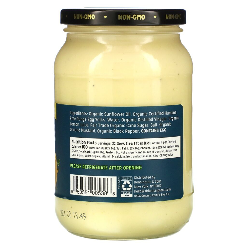Sir Kensington's, Orgânica, Maionese, 473 ml - Imagem 2