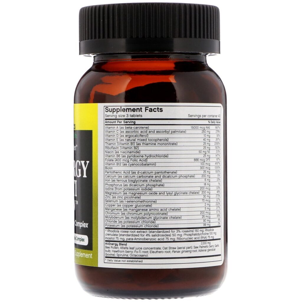 FutureBiotics, Hi Energy Multi, For Men, 60 Comprimidos - Imagem 2