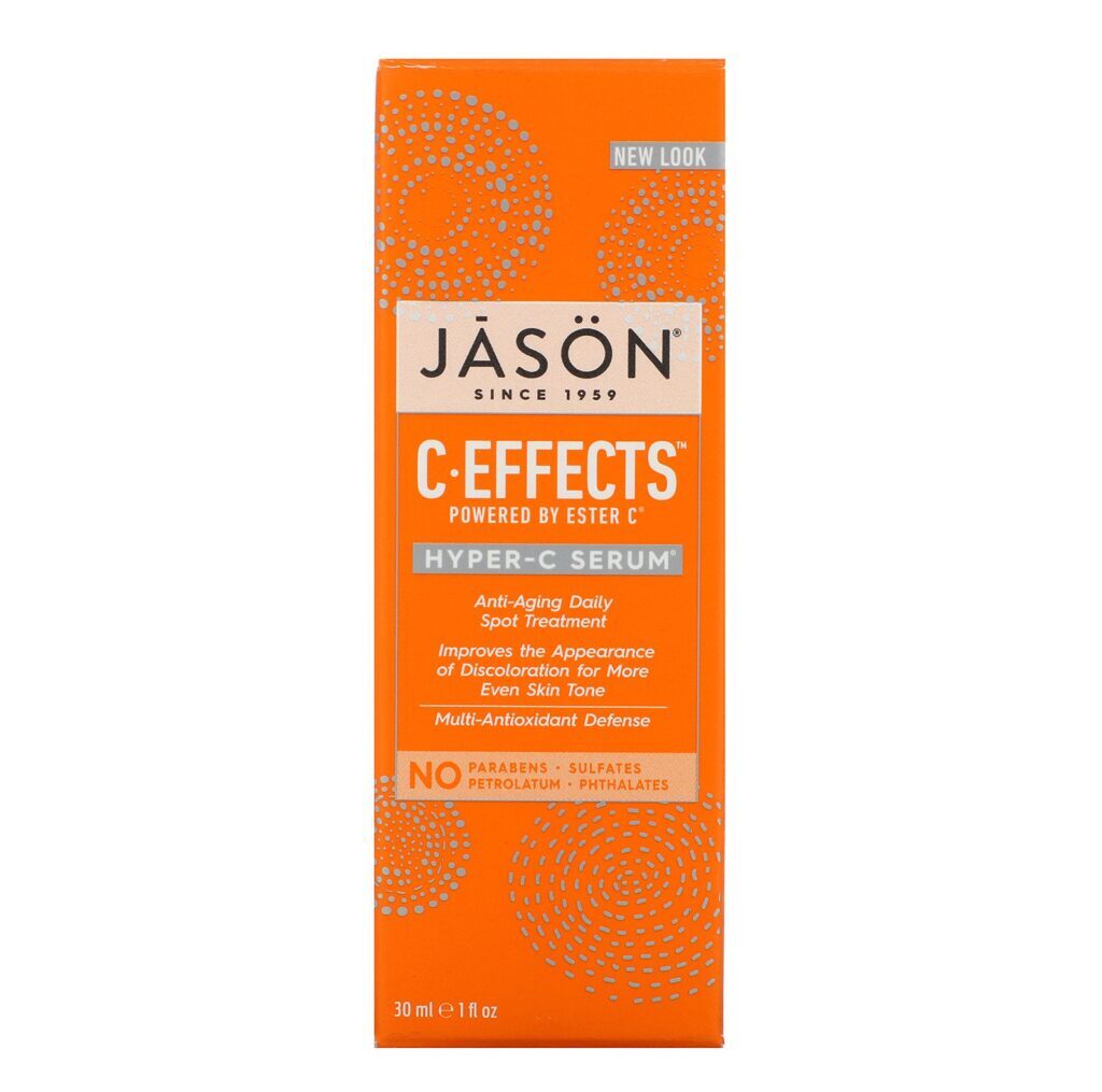 Jason Natural, C-Effects, Soro Hyper-C, Tratamento Diário Anti-envelhecimento, 1 fl oz (30 ml) - Imagem 2
