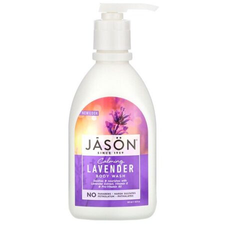 Jason Natural, Sabonete Líquido Corporal, Lavanda Calmante, 887 ml (30 fl oz)