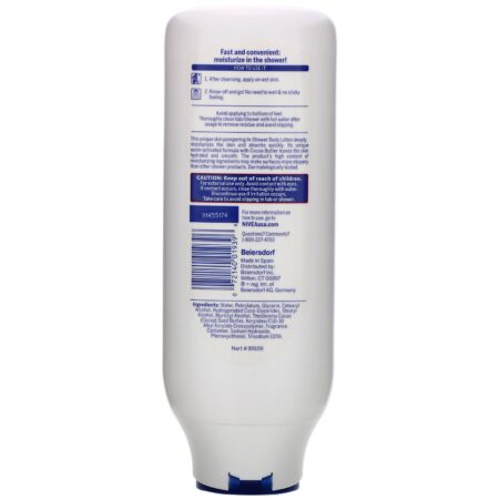 Nivea, Loção Corporal para o Banho, Manteiga de Cacau, 13,5 oz fl (400 ml) - Image 2