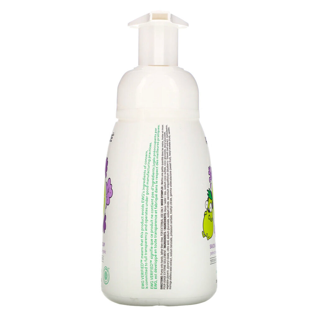 ATTITUDE, Little Leaves Science, Sabonete Espumante, Baunilha e Pera, 10 fl oz (295 ml) - Imagem 2