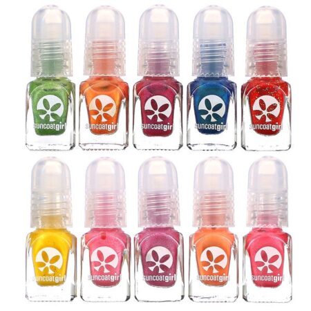 SuncoatGirl, Kit de Esmaltes à Base de Água, Paleta de Festa, 10 Unidades