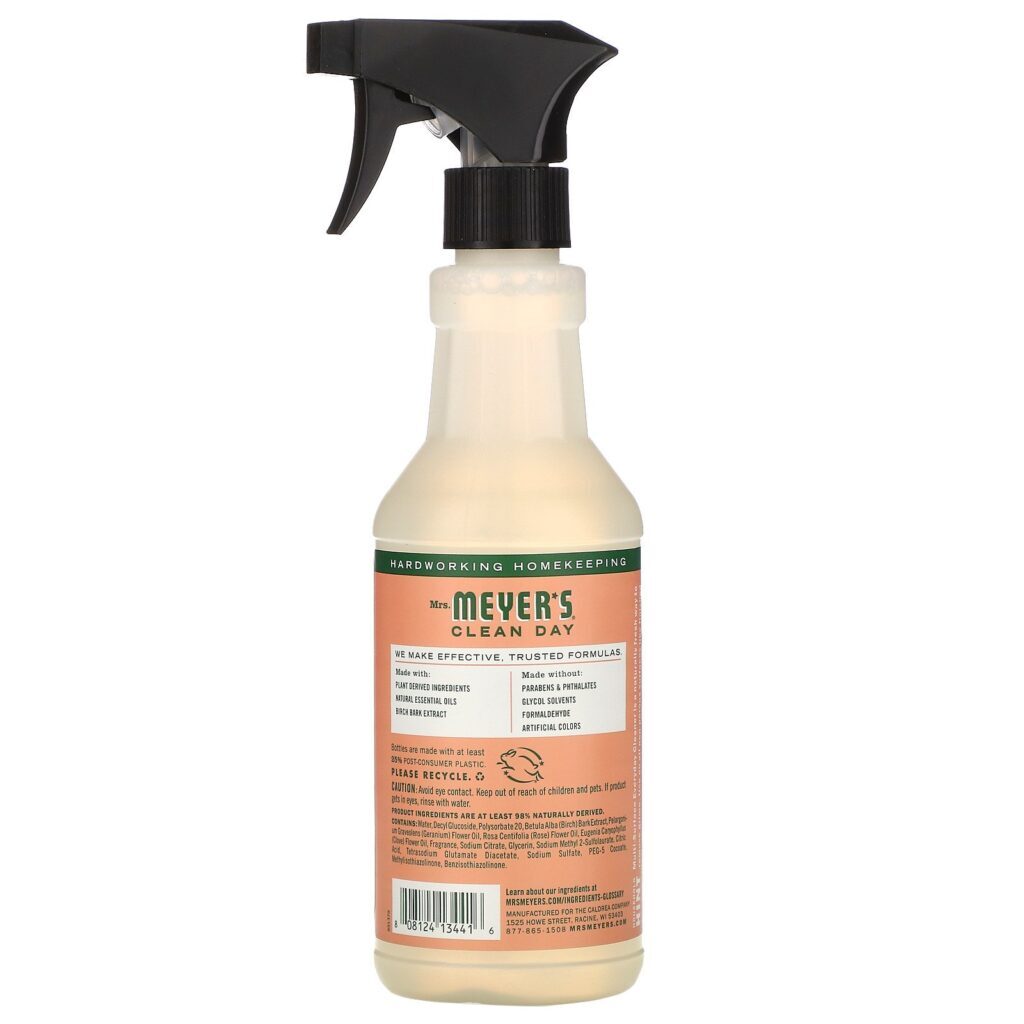 Mrs. Meyers Clean Day, Limpador diário multi-superfície, perfume de Gerânio, 16 fl oz (473 ml) - Imagem 2