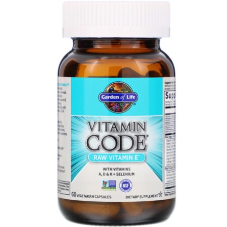 Garden of Life, Vitamin Code, Raw Vitamin E, 60 Cápsulas Vegetais - Image 3