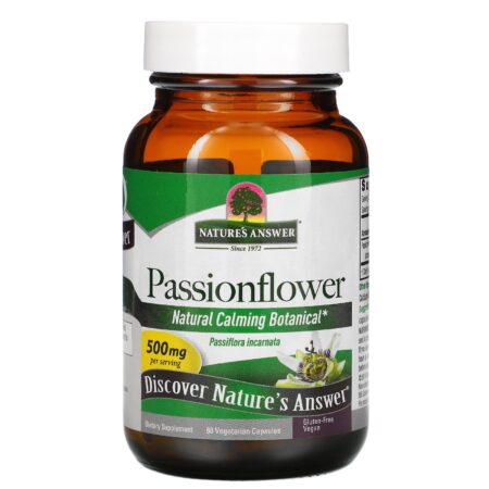 Nature's Answer, Flor da Paixão, 500 mg, 60 Cápsulas Vegetarianas - Image 3