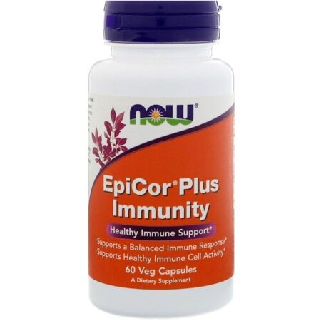 Now Foods, EpiCor Plus Immunity, 60 Cápsulas Vegetais