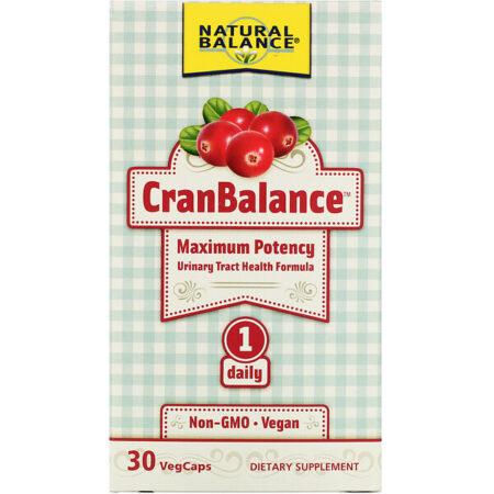 Natural Balance, CranBalance, Urinary Tract Health Formula, 30 VegCaps