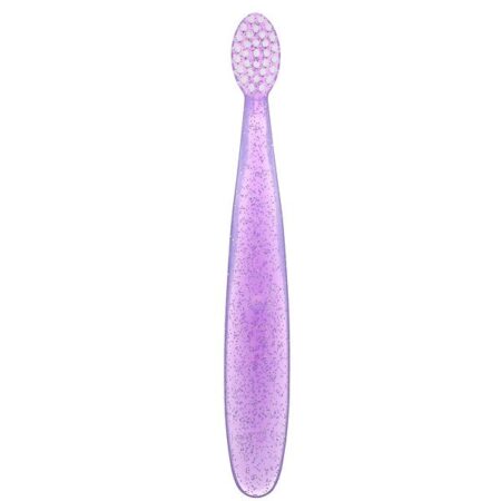 RADIUS, Totz Toothbrush, Extra Soft, 18+ Months, Purple Sparkle, 1 Toothbrush