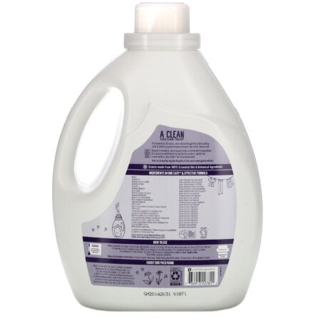 Seventh Generation, Laundry Detergent, Fresh Lavender, 100 fl oz (2.95 L) - Image 2