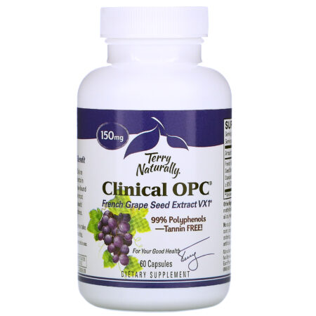 Terry Naturally, Clinical OPC, 150 mg, 60 Cápsulas - Image 3