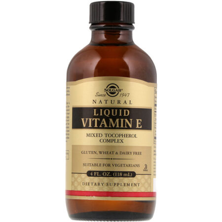 Solgar, Vitamina E Natural Líquida , 4 fl oz (118 ml)