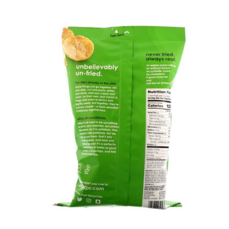 Popchips, Chips de Batata, Creme Azedo e Cebola, 5 oz (142 g) - Image 2