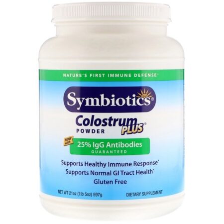 Symbiotics, Colostrum Plus, em Pó, 21 oz (597 g)