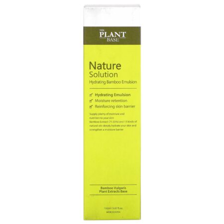 The Plant Base, Nature Solution, Emulsão Hidratante de Bambu, 150 ml (5,07 fl oz) - Image 2