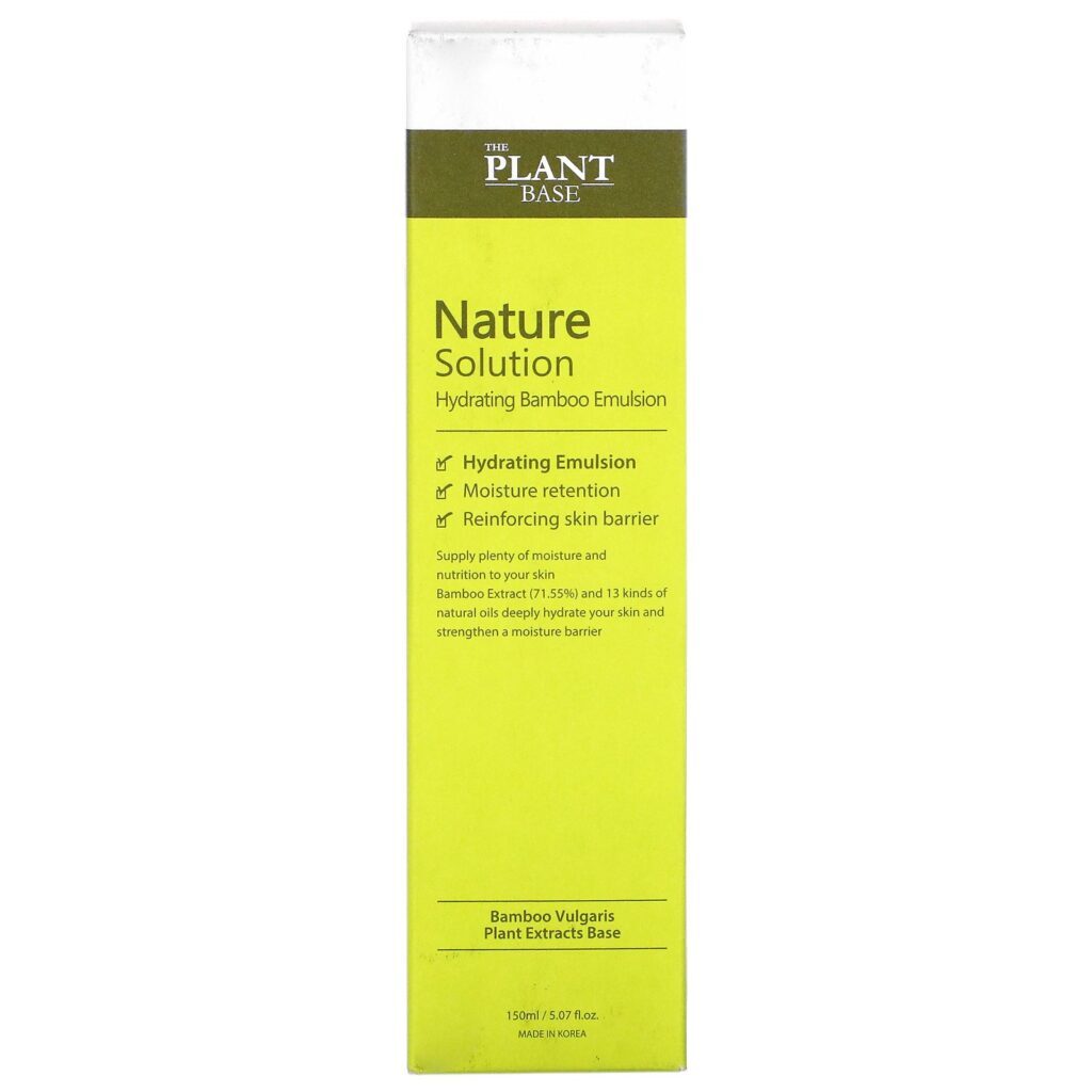 The Plant Base, Nature Solution, Emulsão Hidratante de Bambu, 150 ml (5,07 fl oz) - Imagem 2